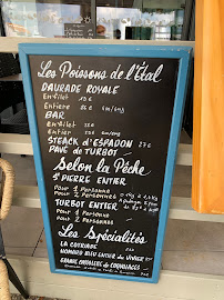 Carte du Restaurant La Cotriade Les Sables d'Olonne à Les Sables-d'Olonne
