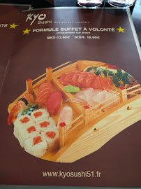 Kyodo Sushi à Reims menu