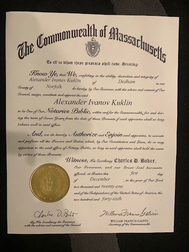 Mejor Notaría Dedham Notary