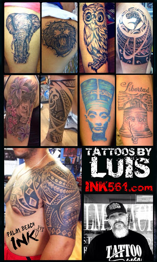 Tattoo Shop «Palm Beach Ink Tattoos and Body Piercings», reviews and photos, 3095 S Military Trail, Lake Worth, FL 33463, USA