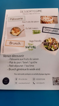 Menu / carte de Dessertissime - Brunch Paris 18 à Paris