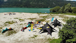 Foto von Spiaggia di Farra mit türkisfarbenes wasser Oberfläche