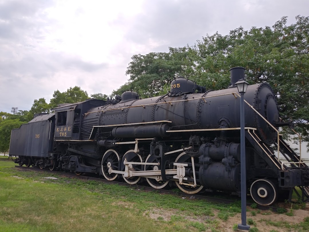 The last steam powered locomotive ofthe E.J.&E. R.R.