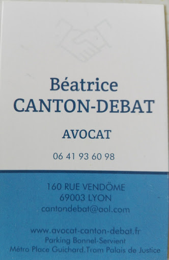 Avocat Maître Canton-Debat Béatrice