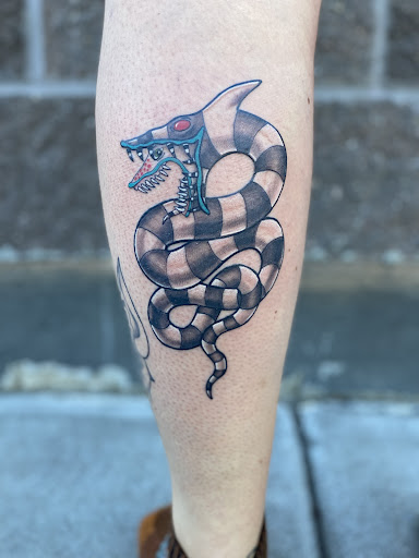 Explore rave tattoo ideas, creative tattoo ideas in Redmond, available at Four Flames Tattoo Studio