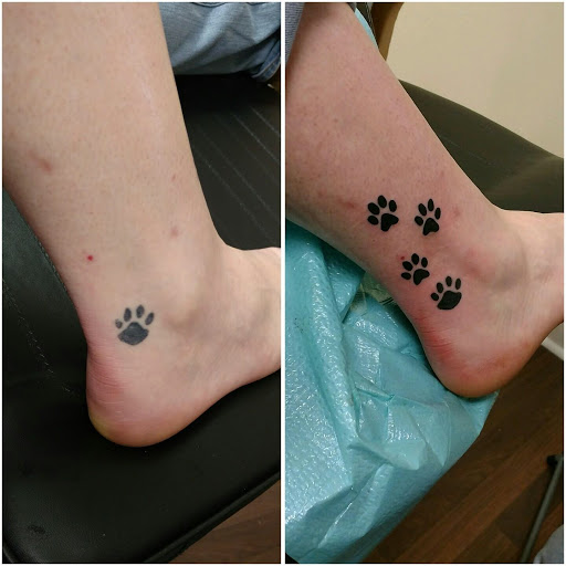 Explore traditional knee tattoo ideas, creative tattoo ideas in Wake Forest, available at Revelation Ink Tattoo and Piercing