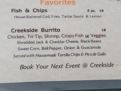 The Creekside Restaurant & Bar image