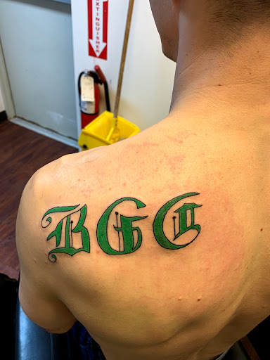 Explore travis scott tattoo idea, creative tattoo ideas in Seymour, available at American Gypsy Tattoo Corp.