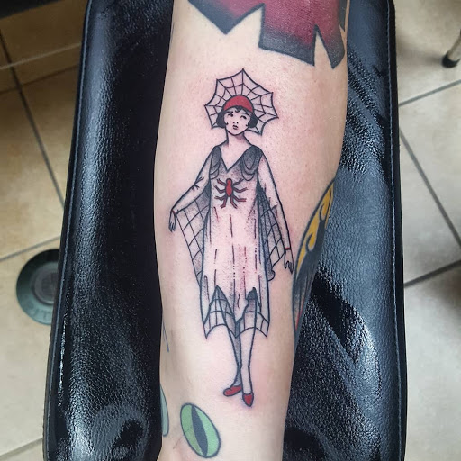 Explore tattoo collage ideas, creative tattoo ideas in Centerton, available at Traditions Tattoo Company