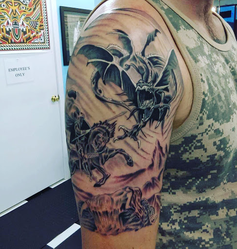 Explore brick tattoo ideas, creative tattoo ideas in Baton Rouge, available at Capital City Tattoo