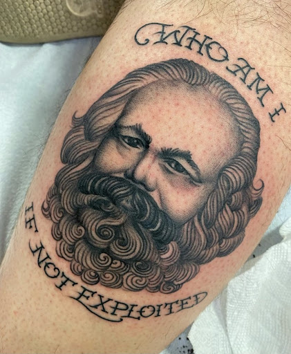 Explore ghostface tattoo ideas, creative tattoo ideas in New Orleans, available at TOUGH LOVE TATTOOS