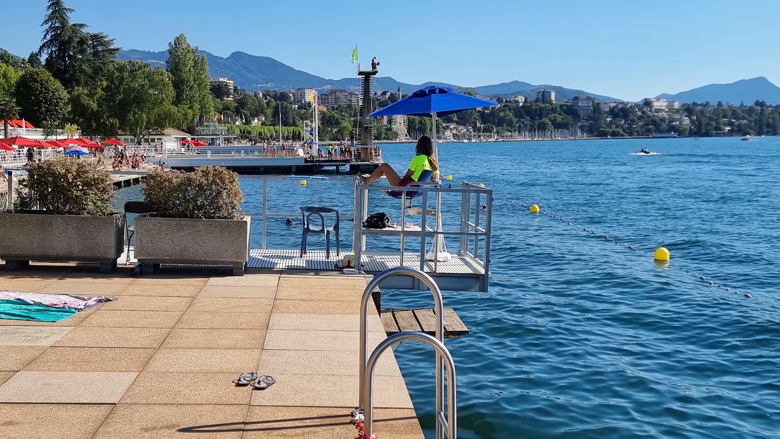 Thonon Plage'in fotoğrafı çok temiz temizlik seviyesi ile