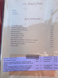 Carte du Restaurant Filippo à Montreuil