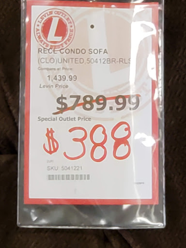 Furniture Store «Levin Furniture», reviews and photos, 600 W Main St, Mt Pleasant, PA 15666, USA