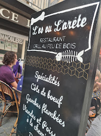 Restaurant L'Os ou L'Arête à Rennes - menu / carte