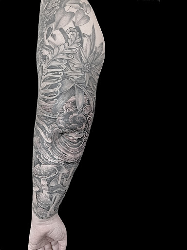 Explore barbell tattoo ideas, creative tattoo ideas in Ithaca, available at Heres To You Tattoo