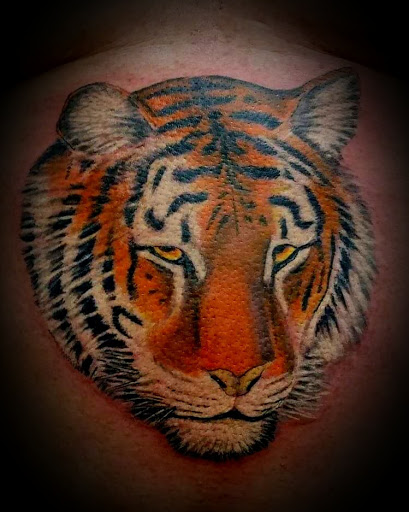 Explore sagittarius tattoo ideas for men, creative tattoo ideas in North Woodstock, available at Kellys Tattoo