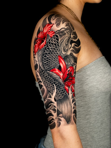 Explore female stomach tattoo ideas, creative tattoo ideas in Vancouver, available at Hopeless Tattoo & Piercing