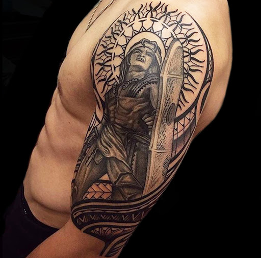 Explore blacked out tattoo ideas, creative tattoo ideas in Fremont, available at Inkies Tattoo Studio
