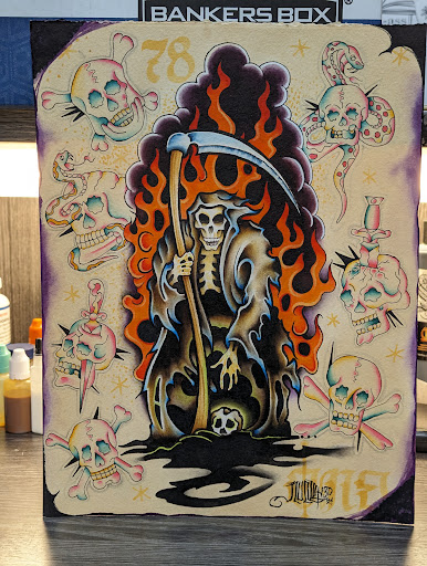 Find tattoo ideas for upper arm men for your next unique tattoo in Omaha at Skin Deep Tattoo and Body Piercing