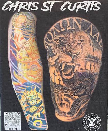 Explore 2x2 tattoo ideas, creative tattoo ideas in Marietta, available at Sink or Swim Studio and Gallery