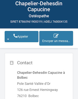 Capucine Chapelier-Dehesdin Ostéopathe D.O, BSc (Hons) Ost. à Bolbec