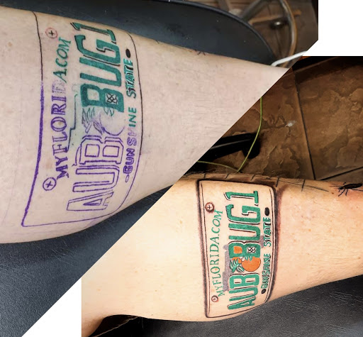 Explore bear tattoo ideas, creative tattoo ideas in Okeechobee, available at Muck City Tattoos & Piercings