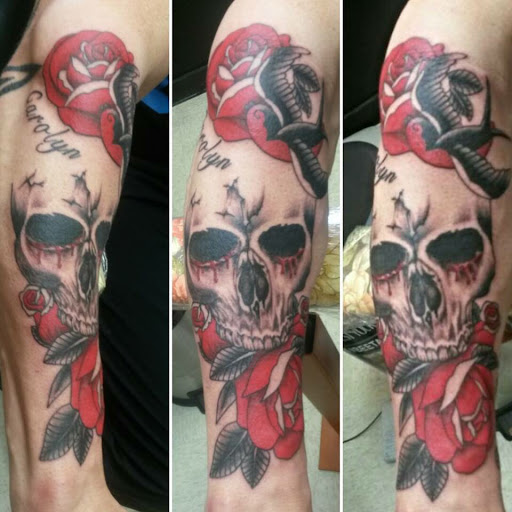 Explore tattoo ideas male back, creative tattoo ideas in Copperas Cove, available at Black Moon Tattoo Company