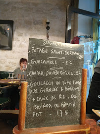 Le Potager du Marais à Paris menu