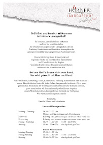 Landgasthof Rössle à Geislingen menu