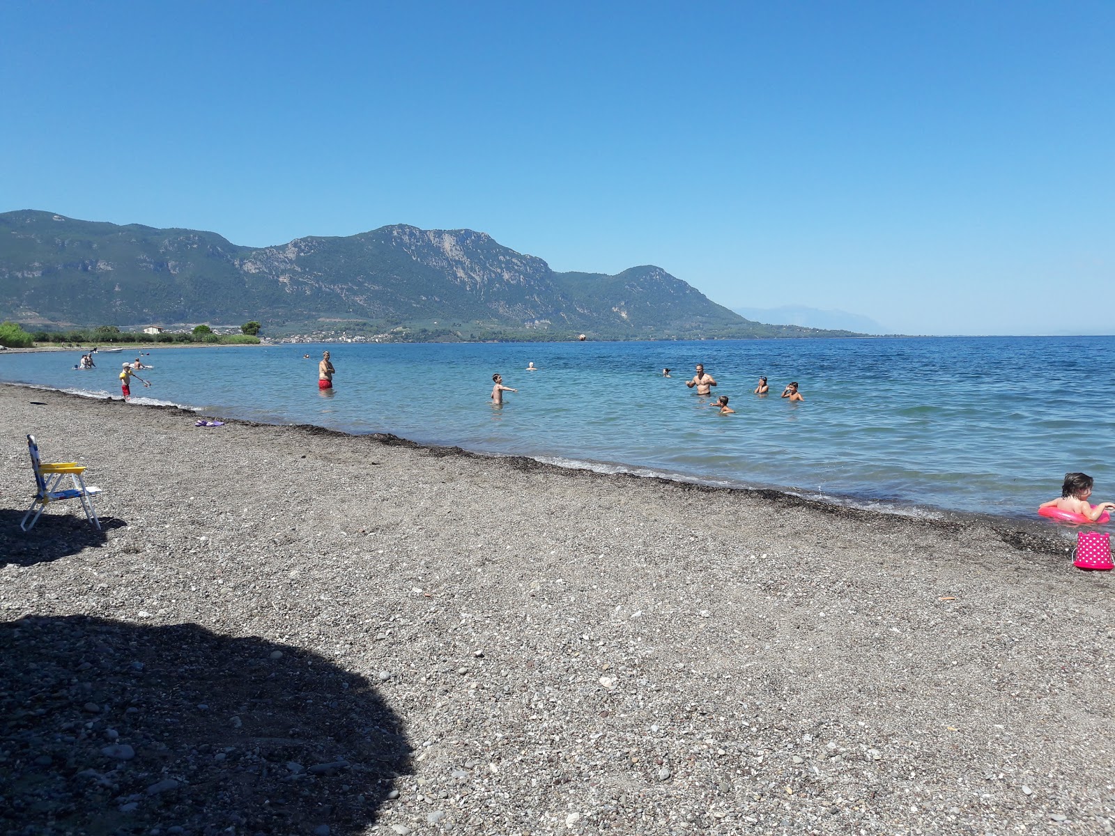 Foto von Kalamos beach mit lange bucht