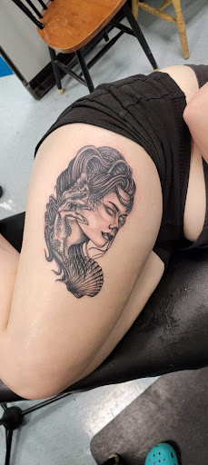 Explore tattoo ideas for rest in peace, creative tattoo ideas in Colonial Heights, available at Connellys Tattooing