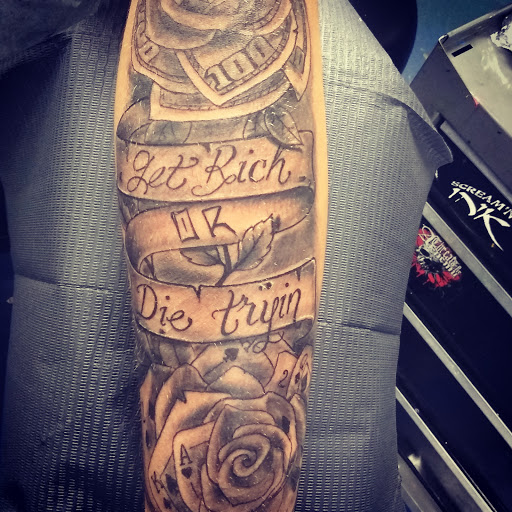 Explore bible verse chest tattoo ideas, creative tattoo ideas in Abilene, available at Downtown Tattoo