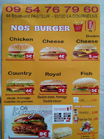 Menu / carte de Oh Kebab Pizza à La Courneuve