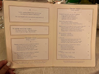 Menu / carte de Antico Martini à Venice