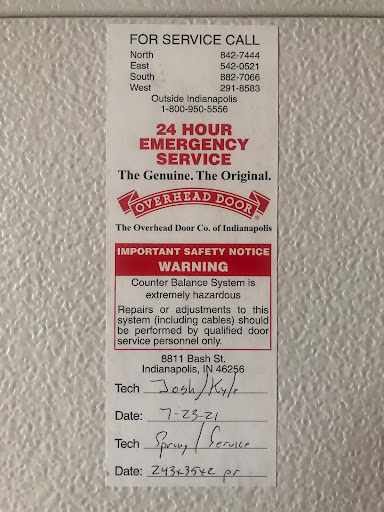 Garage Door Supplier «Overhead Door Co. of Indianapolis & Muncie», reviews and photos