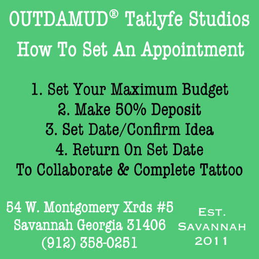 Explore one word tattoo ideas, creative tattoo ideas in Savannah, available at Tatlyfe Studios