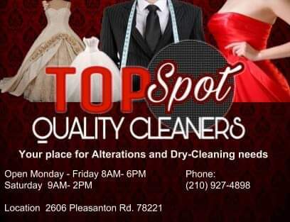 Dry Cleaner «Top Spot Quality Cleaners», reviews and photos, 2606 Pleasanton Rd, San Antonio, TX 78221, USA