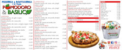 Menu / carte de Pomodoroebasiliconapoli à Naples
