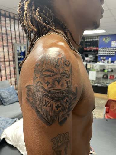 Explore outside arm tattoo ideas, creative tattoo ideas in Lubbock, available at Pura Envidia Tattoo Shop