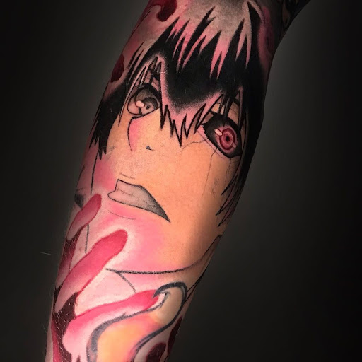 Explore jesus tattoo sleeve ideas, creative tattoo ideas in Kissimmee, available at Fallen Sparrow Tattoo Co