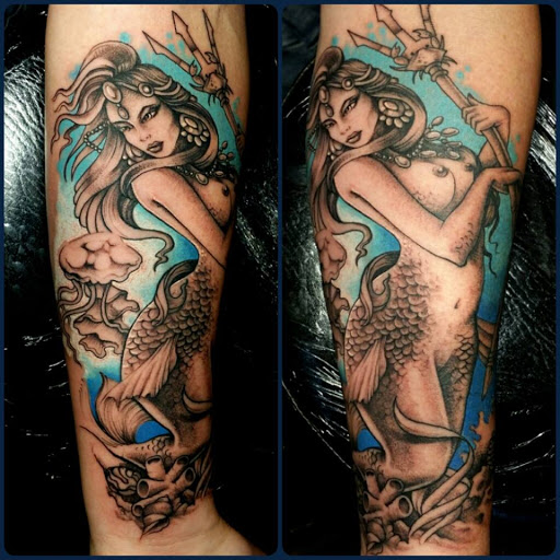 Explore mexican chest tattoo ideas, creative tattoo ideas in Fuquay Varina, available at 401 Tattoo and Antiquities