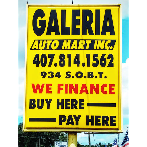Used Car Dealer «Galeria Auto Mart Inc», reviews and photos, 934 S Orange Blossom Trail, Apopka, FL 32703, USA