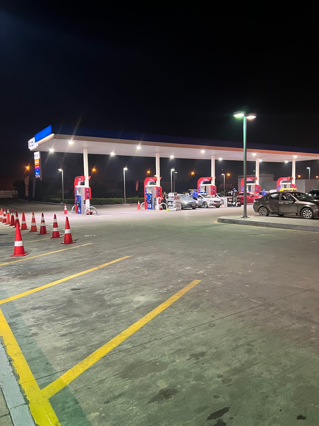 Mobil petrol station