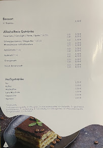 Carte du PIZZERIA Bella Mia à Rinteln