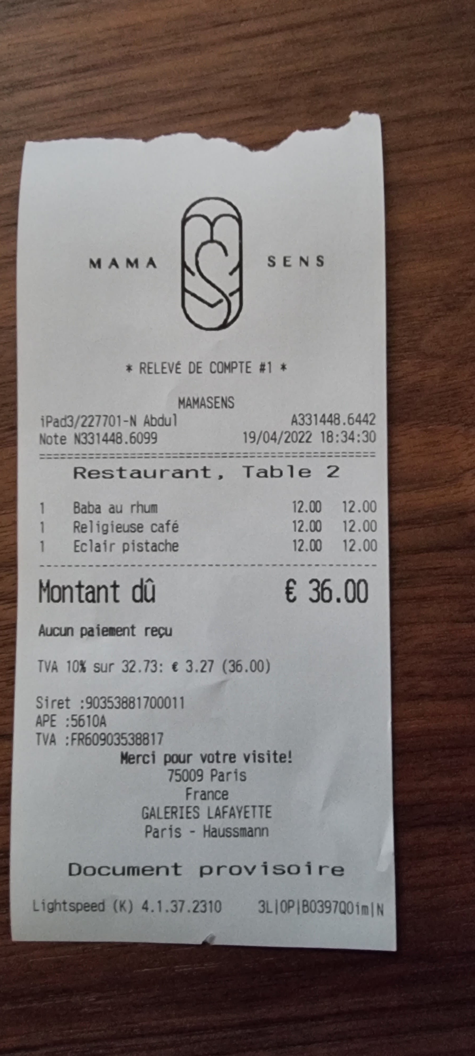 Photo n° 1 de l'avis de Cecile.o fait le 19/04/2022 à 18:31