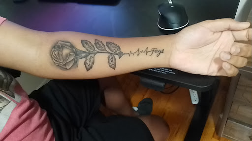 Explore angel number 444 tattoo ideas, creative tattoo ideas in Plainfield, available at Flash Tattooing