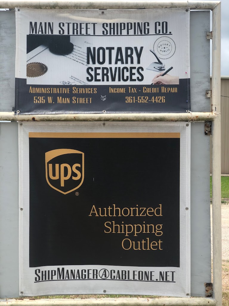 Main Street Shipping Tax & Notary Port Lavaca, TX 77979 Location