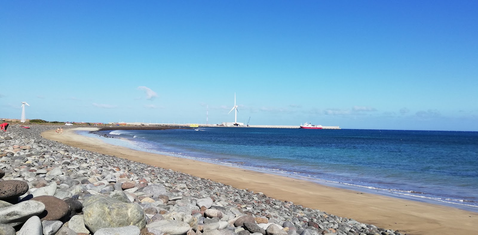 Foto av Playa de Cueva Laya med rymlig bukt