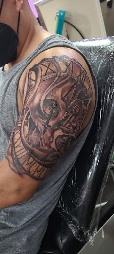 Explore witch moon tattoo ideas, creative tattoo ideas in Garden Grove, available at Dr. Tattoo Studio